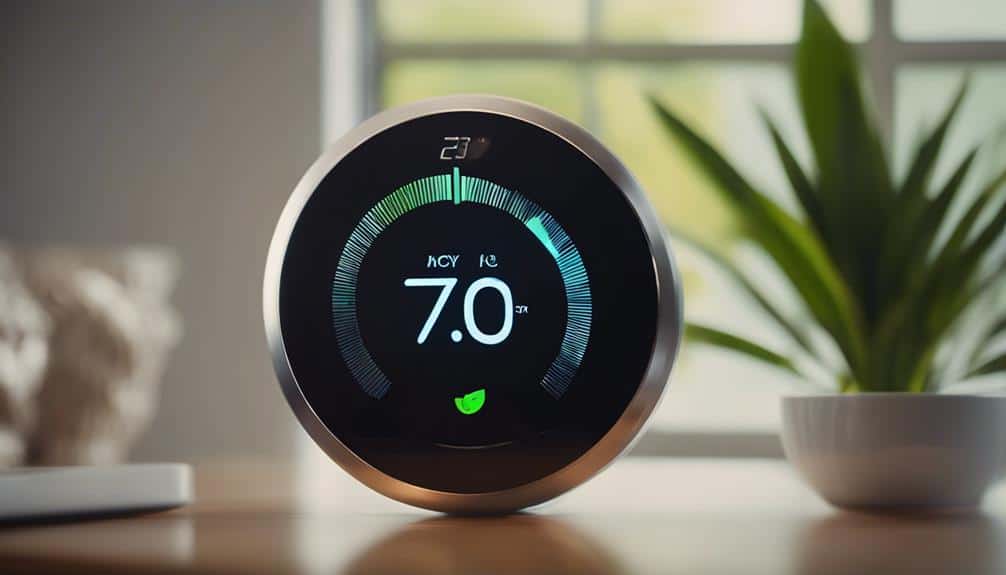energy efficient smart thermostat control